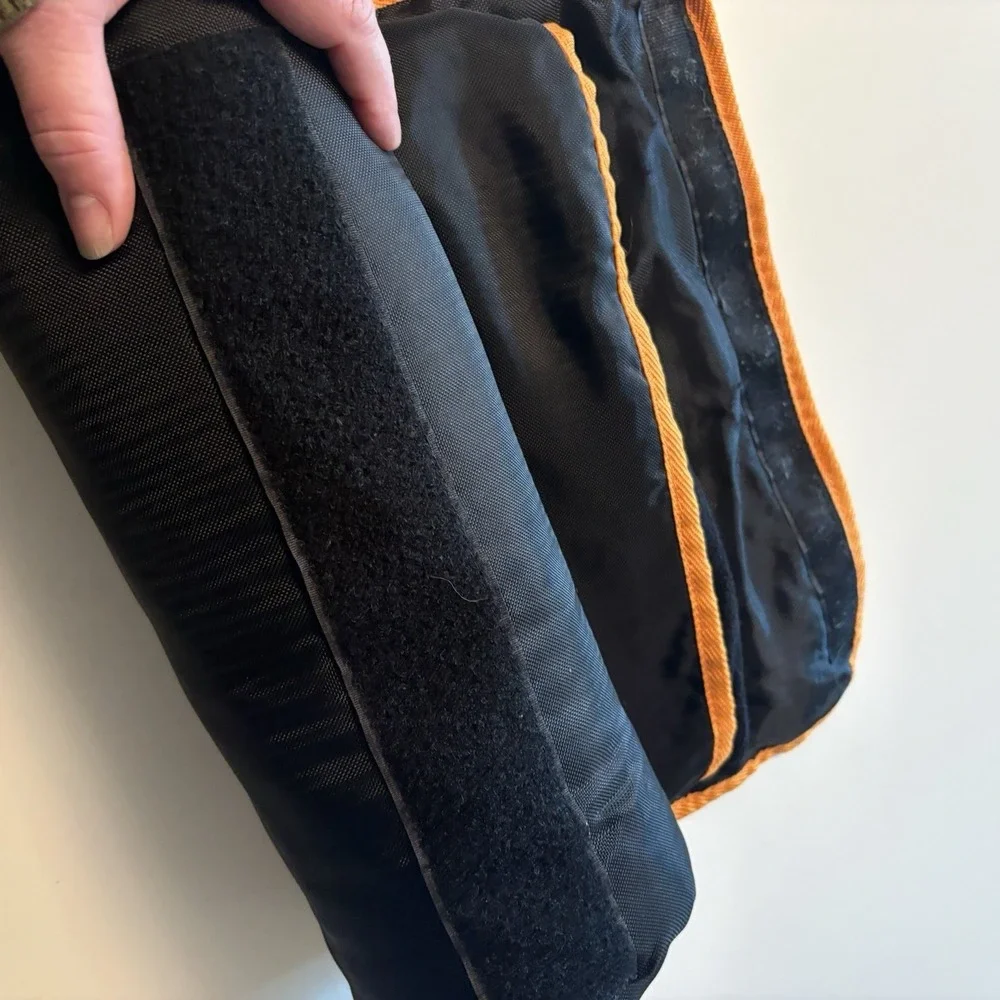 HARLEY-DAVIDSON TRAVEL PICNIC BLANKET TARP W/FELT LINING & GROMMETS Approx 58x54